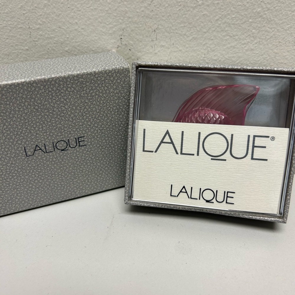 Lalique pink Fish